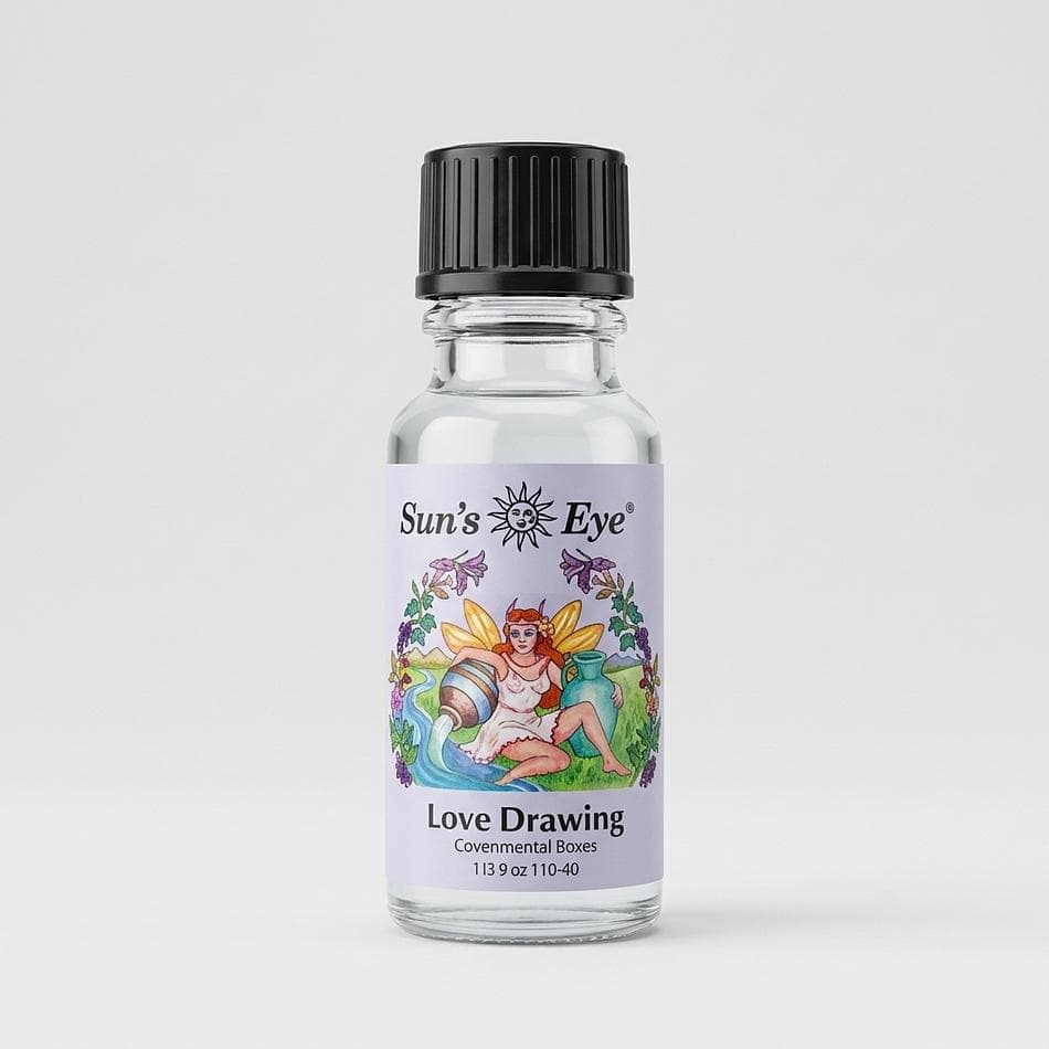 Love Drawing Ritual Oil, Rose Buds & Floral Aroma Blend, Attract Love Intention, 0.5 oz (15 mL) Glass Bottle