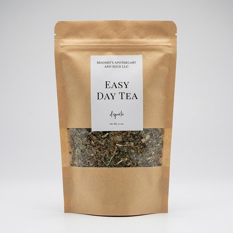 Herbal Stress Relief Tea, Loose Leaf Daily Calm Blend, Caffeine-Free, 3 oz Bag