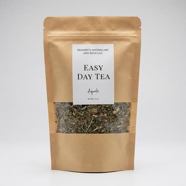 Herbal Stress Relief Tea, Loose Leaf Daily Calm Blend, Caffeine-Free, 3 oz Bag