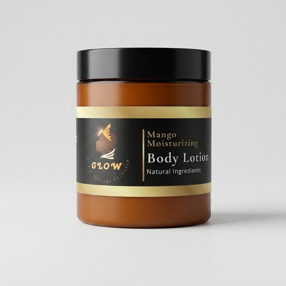 Mango Body Butter, Aloe Vera Water + Shea & Cocoa Butter, Deep Moisture for Dry Skin, 1 Jar