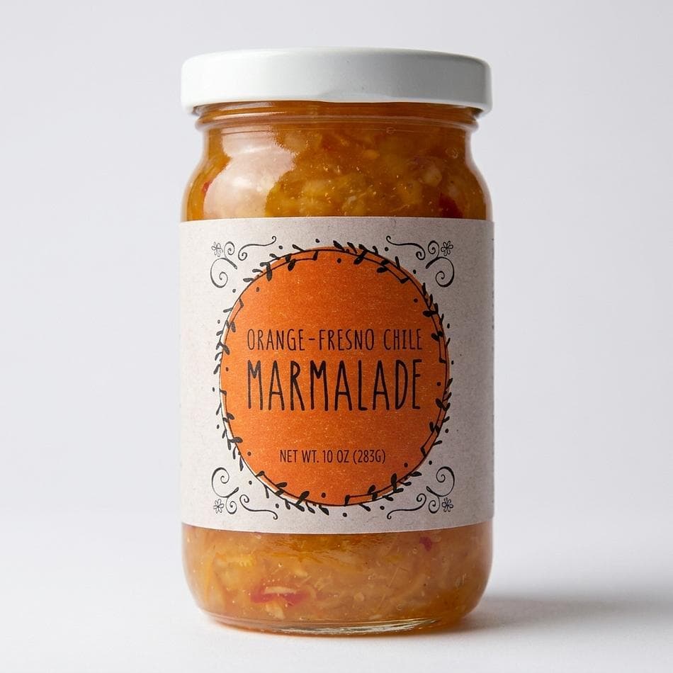 Citrus Pepper Marmalade Variety Pack, Orange Fresno Chile, Lime Serrano & Meyer Lemon Habanero, Sweet-Heat Spread, 3 x 10 oz
