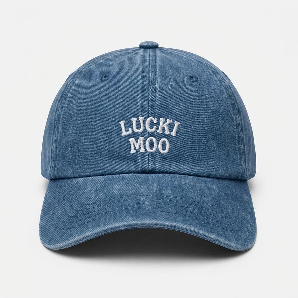 Stone-Washed Baseball Cap, Embroidered Logo, Relaxed Dad Hat, Adjustable Fit, 1-Pack