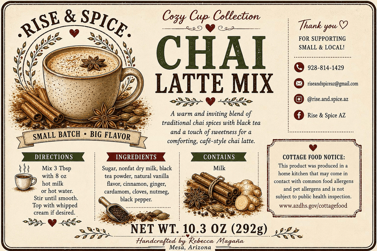 Chai latte mix