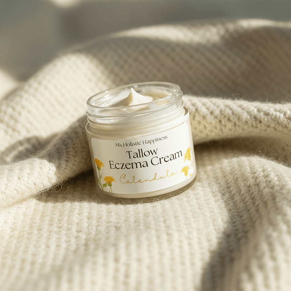 Tallow Eczema Cream with Organic Calendula