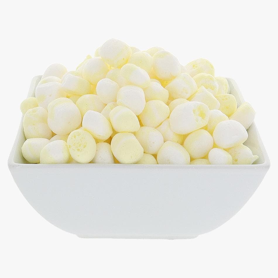 Freeze-Dried Salt Water Taffy Candy, Buttered Popcorn, Light Crunchy Candy Puffs, Bulk Bag (12 oz)