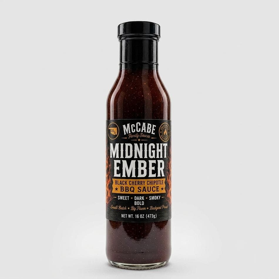 Midnight Embers BBQ Sauce- 12 oz