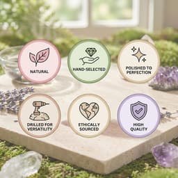 Drilled Agate Slice – Elemental Focus Stone-4