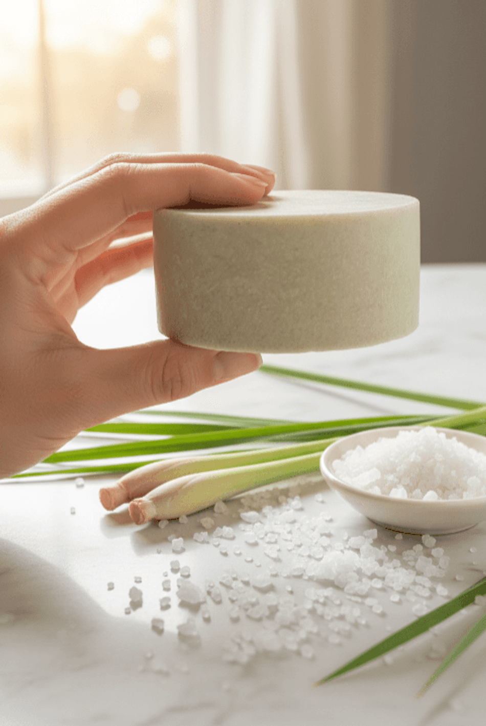 Natural Sea Salt Bar Soap - 50% Sea Salt