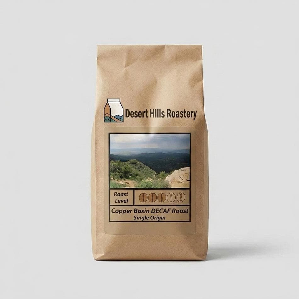 Decaf Coffee Beans, Colombia Antioquia EA Sugarcane Process, Medium Roast, Dark Chocolate & Molasses Notes, 12 oz