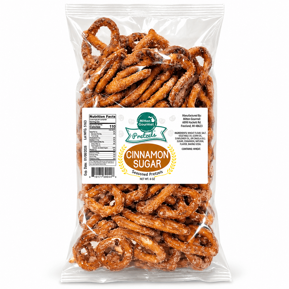 Cinnamon Sugar - Small Batch Gourmet Pretzels