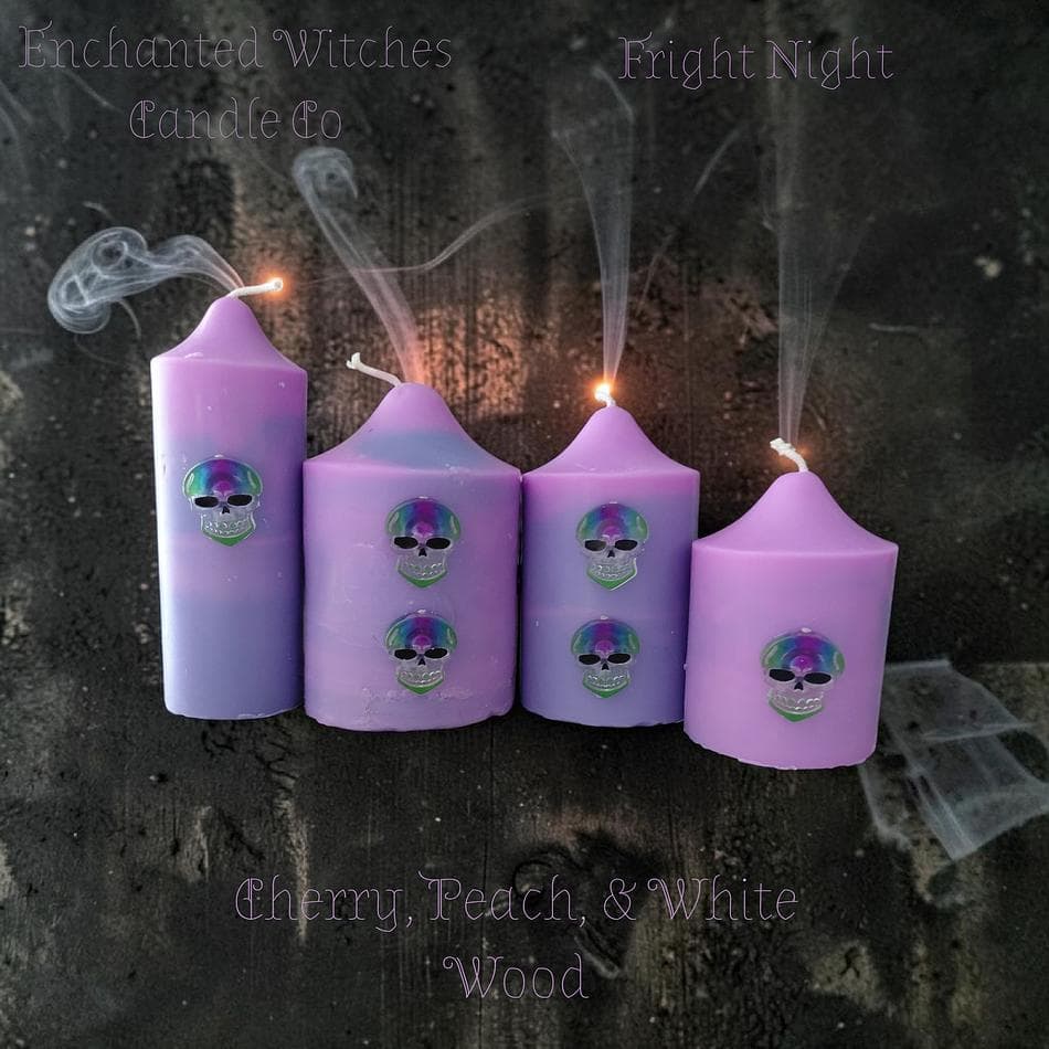 Fright Night Candle Pillars