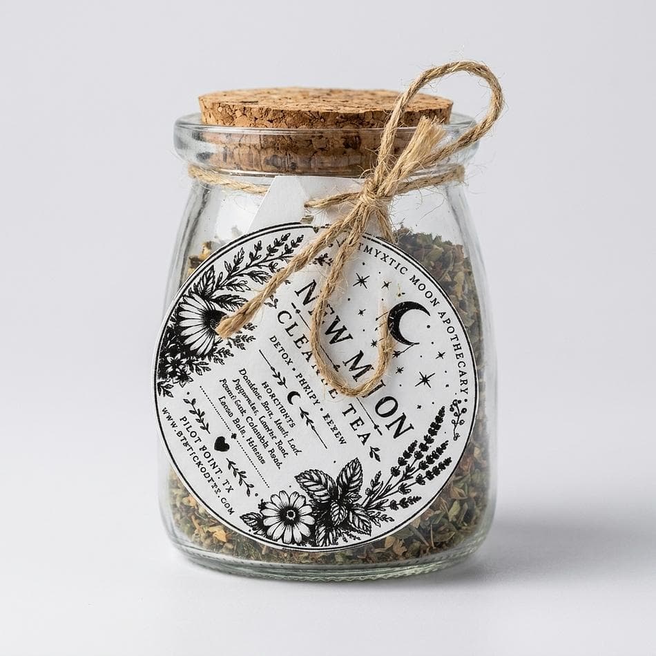Herbal Detox Tea, Dandelion Root & Nettle Leaf, Liver & Digestive Support, Burdock + Peppermint + Ginger, Loose Leaf