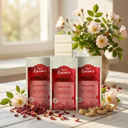 Wild Rose Infused White Casholate Chocolate with Petals | Vegan & Plant-based-1