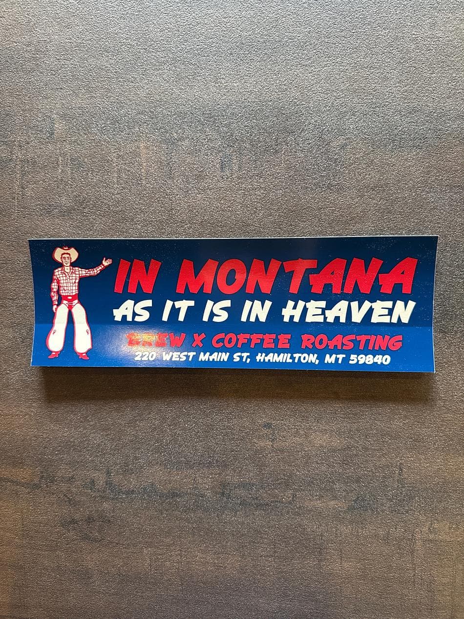 Brew X Bumper Sticker