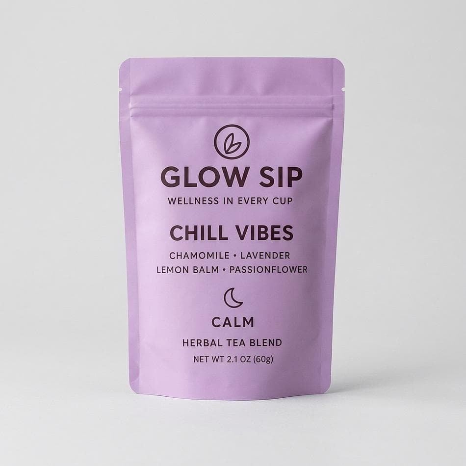 Caffeine-Free Relaxation Herbal Tea, Calming Botanicals, Stress Relief & Unwind, Loose Leaf or Tea Bags, 3 oz or 4 oz