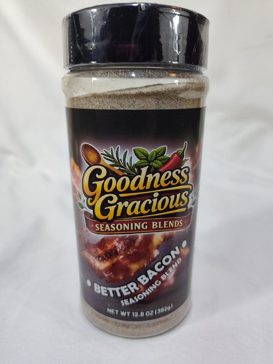 Bacon Seasoning Blend, Smoky Savory Breakfast Flavor, All-Purpose Rub, 16 oz Shaker Bottle