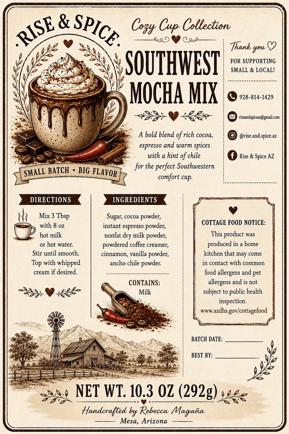 Southwest mocha mix