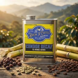 Condor Decaf El Vergel Estate, EA Sugarcane - Medium Roast-1