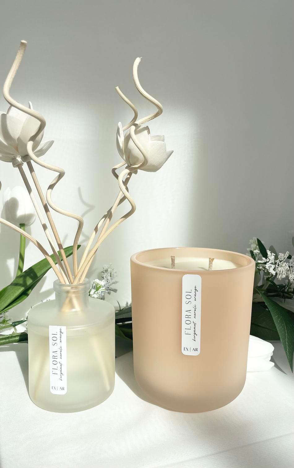 FLORA SOL | 15oz. Soy Candle | Bergamot. Neroli. Orange.