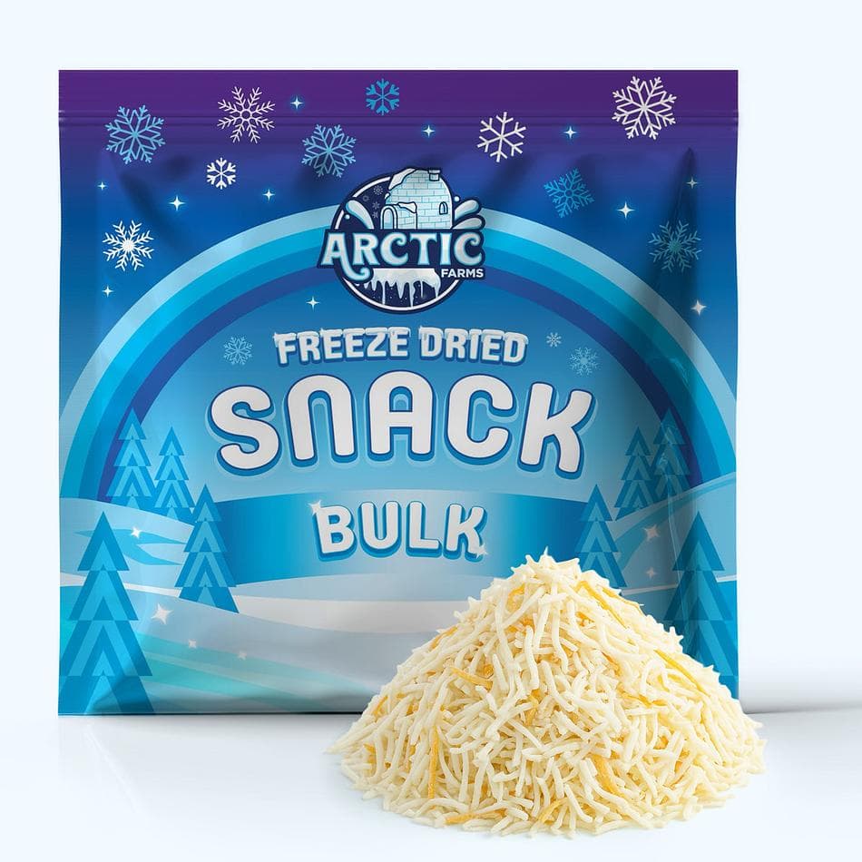 Freeze-Dried Mexican Blend Cheese, Monterey Jack, Cheddar, Queso Quesadilla & Asadero, 100% Real Cheese Snack, Bulk Bag (40 oz)