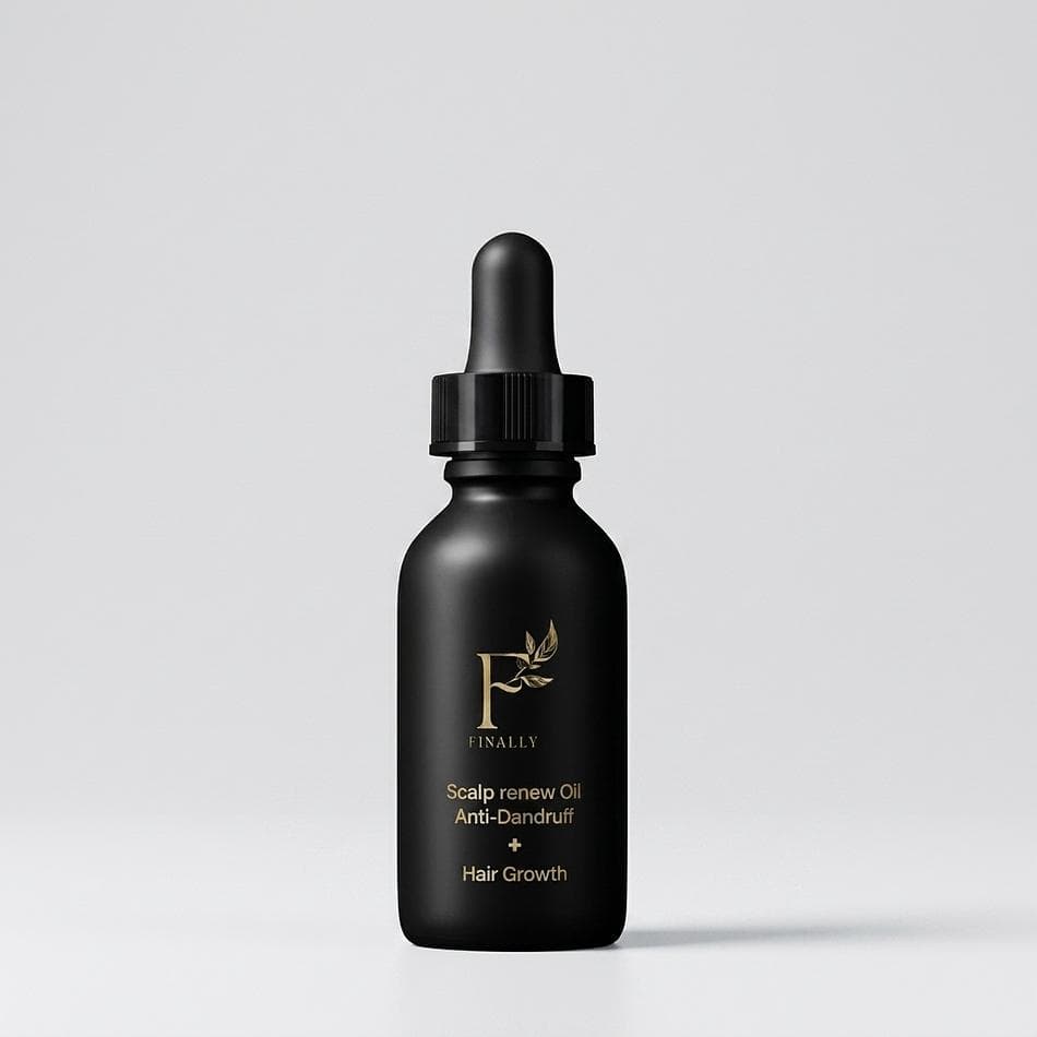 Pre-Wash Scalp Oil Set, Black Cumin + Hibiscus + Jojoba, Dry Scalp & Flakes Relief, 60ml Glass Bottle