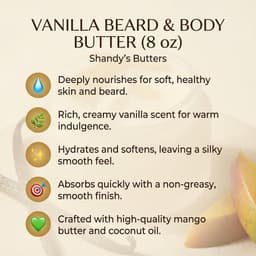 Vanilla Beard & Body Butter (8 oz)-3