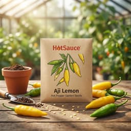Aji Lemon Hot Pepper Garden Seeds-1