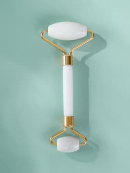 1pc Facial Roller Massager 1pc Headband-3