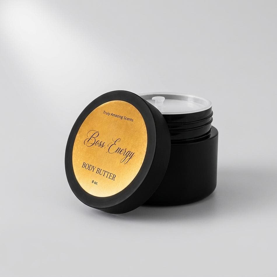 Men’s Body Butter, Shea & Kokum Butter + Coconut Oil, Long-Lasting Masculine Scent, Non-Greasy Moisture, 8 oz