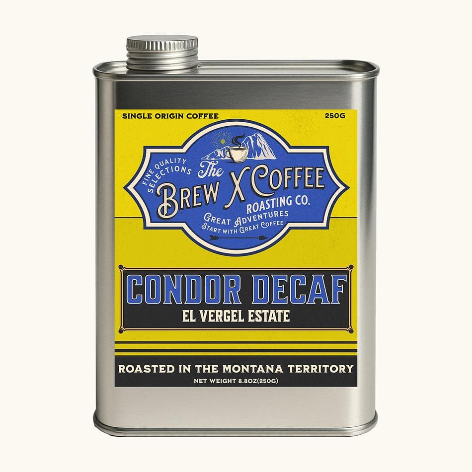 Condor Decaf El Vergel Estate, EA Sugarcane - Medium Roast