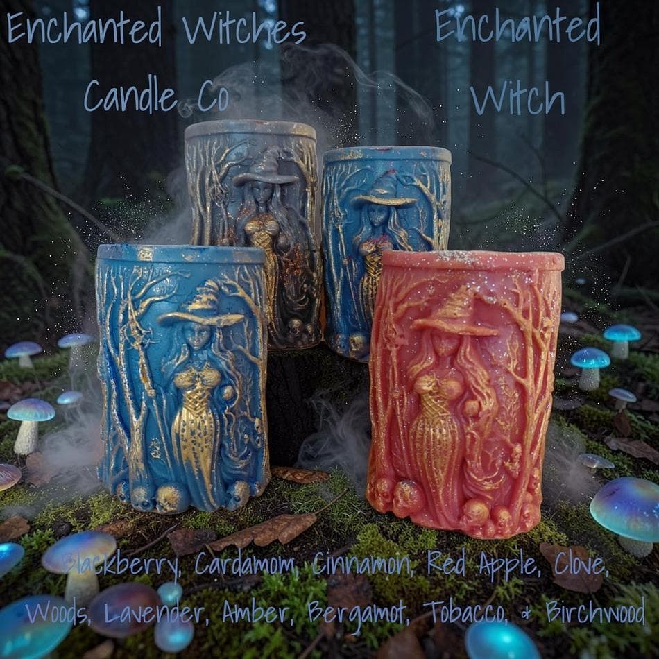 Enchanted Witch Candle (4 0nly)