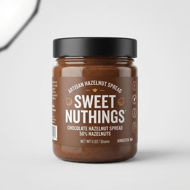 4-pack of 8oz Sweet Nuthings Chocolate Hazelnut Spread