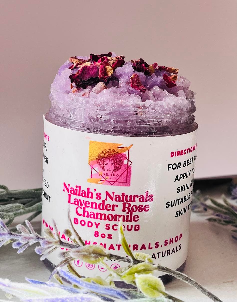 Lavender Rose Chamomile Body Scrub