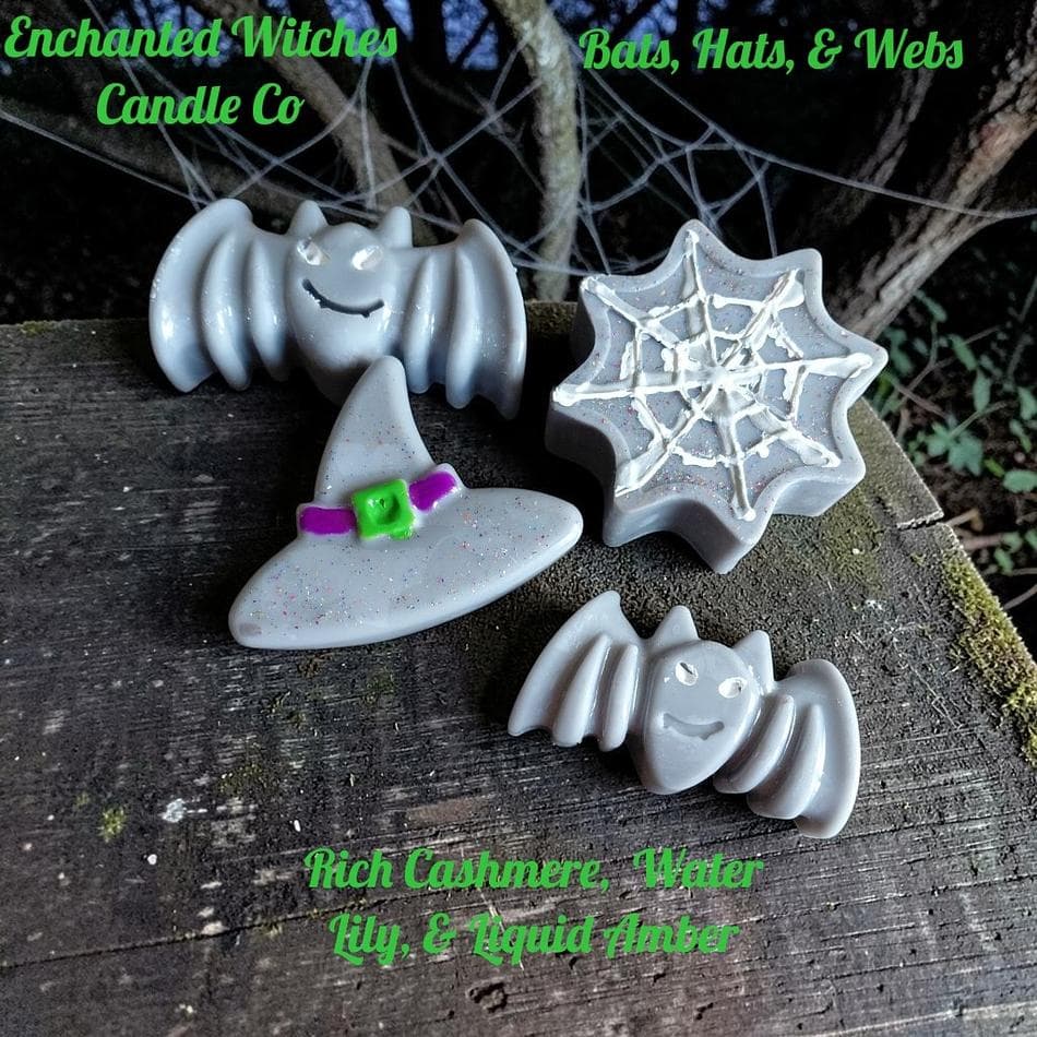 Bats, Hats, and Webs Wax Melts