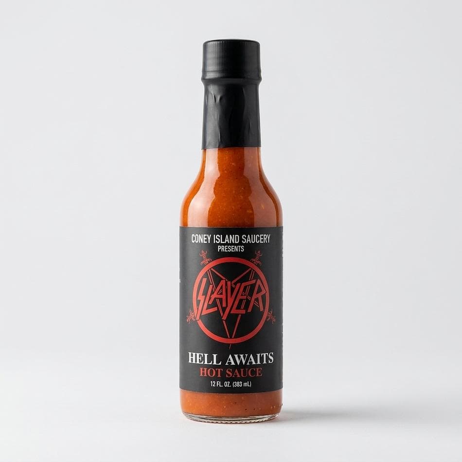 Carolina Reaper Hot Sauce, Smoked Serrano & Garlic, Savory Lingering Heat, Gluten Free, 5 oz Bottle