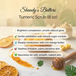 Tumeric Scrub (8 oz)-4
