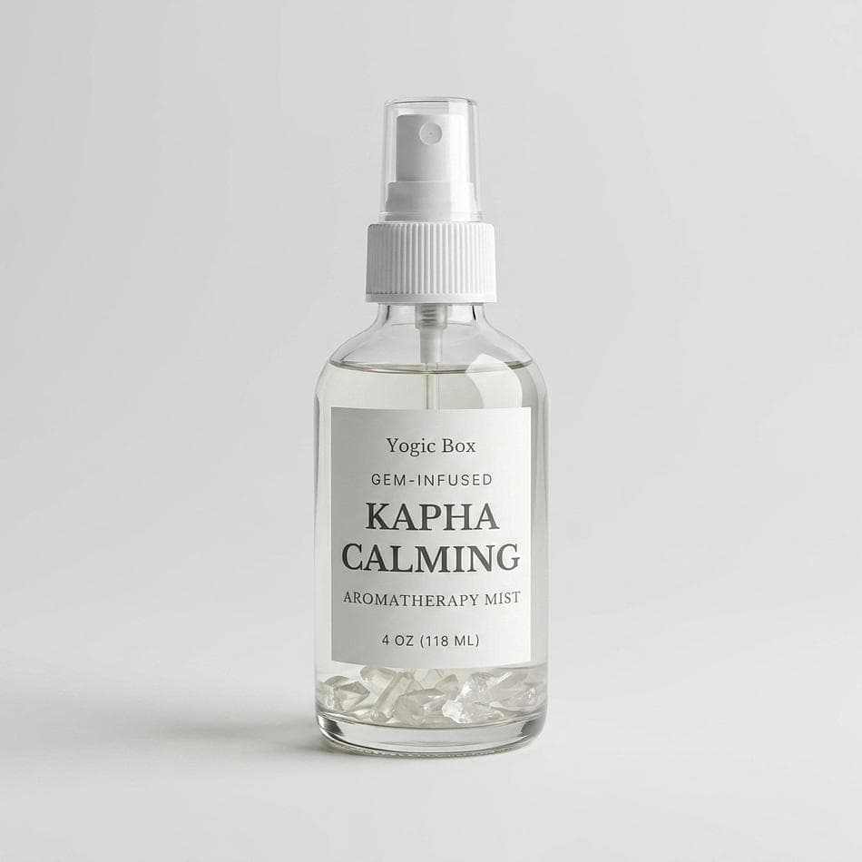 Ayurvedic Dosha Aromatherapy Room & Linen Mist, Eucalyptus, Lemon, Rosemary, Energizing Kapha Balance, 4 oz (118 ml) Spray