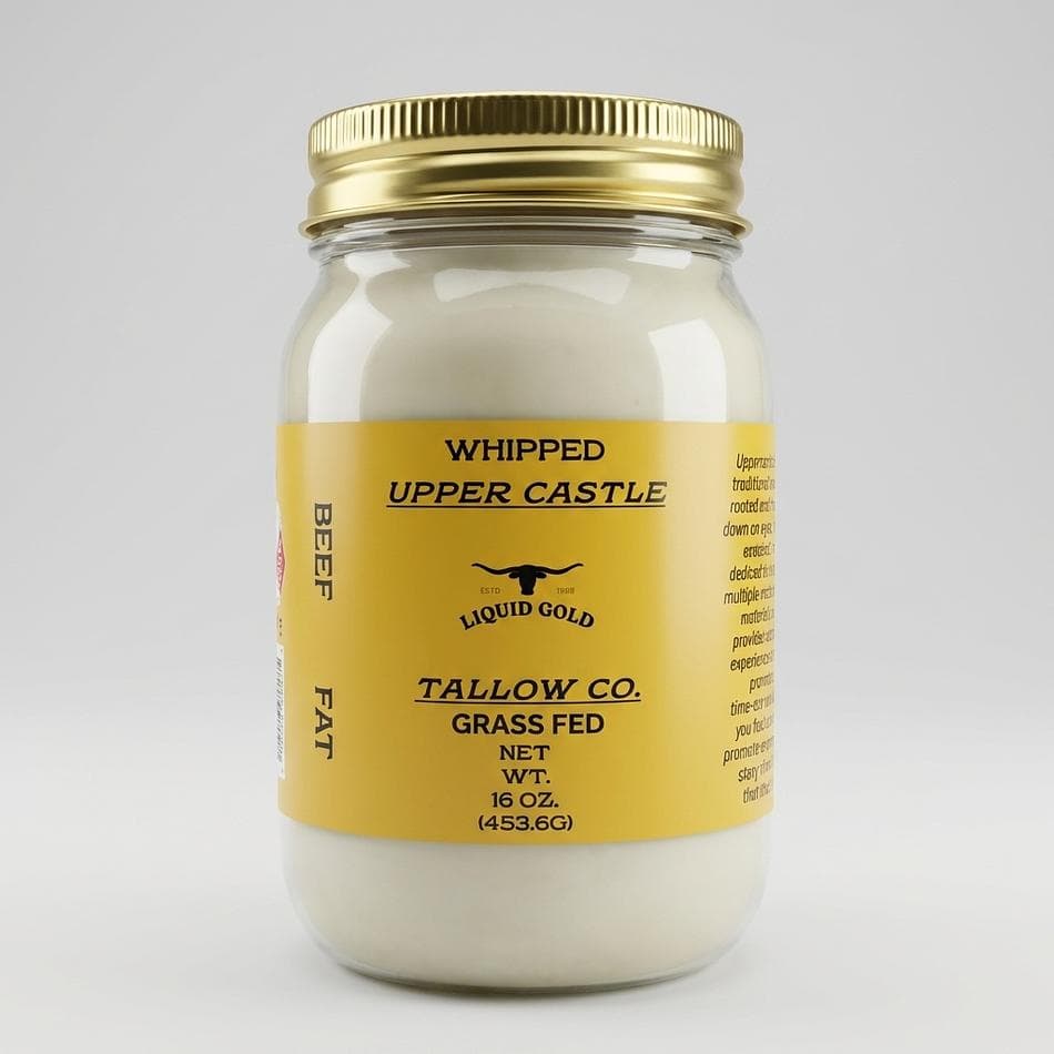 Grass-Fed Beef Tallow Bundle, Cooking Tallow + Skin Balm + Tallow Sticks, Seed-Oil-Free Starter Kit, 28 oz Total