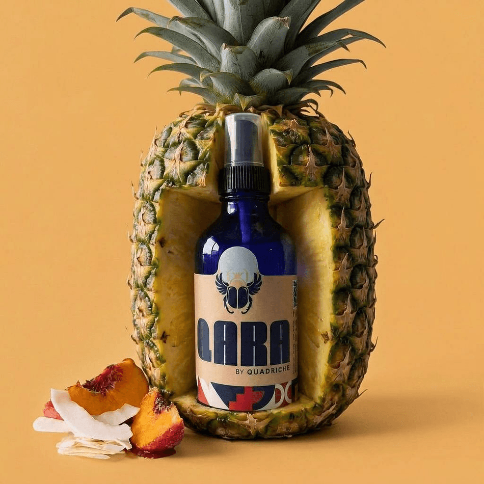 BARBAN Room & Linen Spray, Orange Pineapple Mango & Coconut, Tropical Home Fragrance Mist, 4 oz Glass Bottle (900 Sprays)