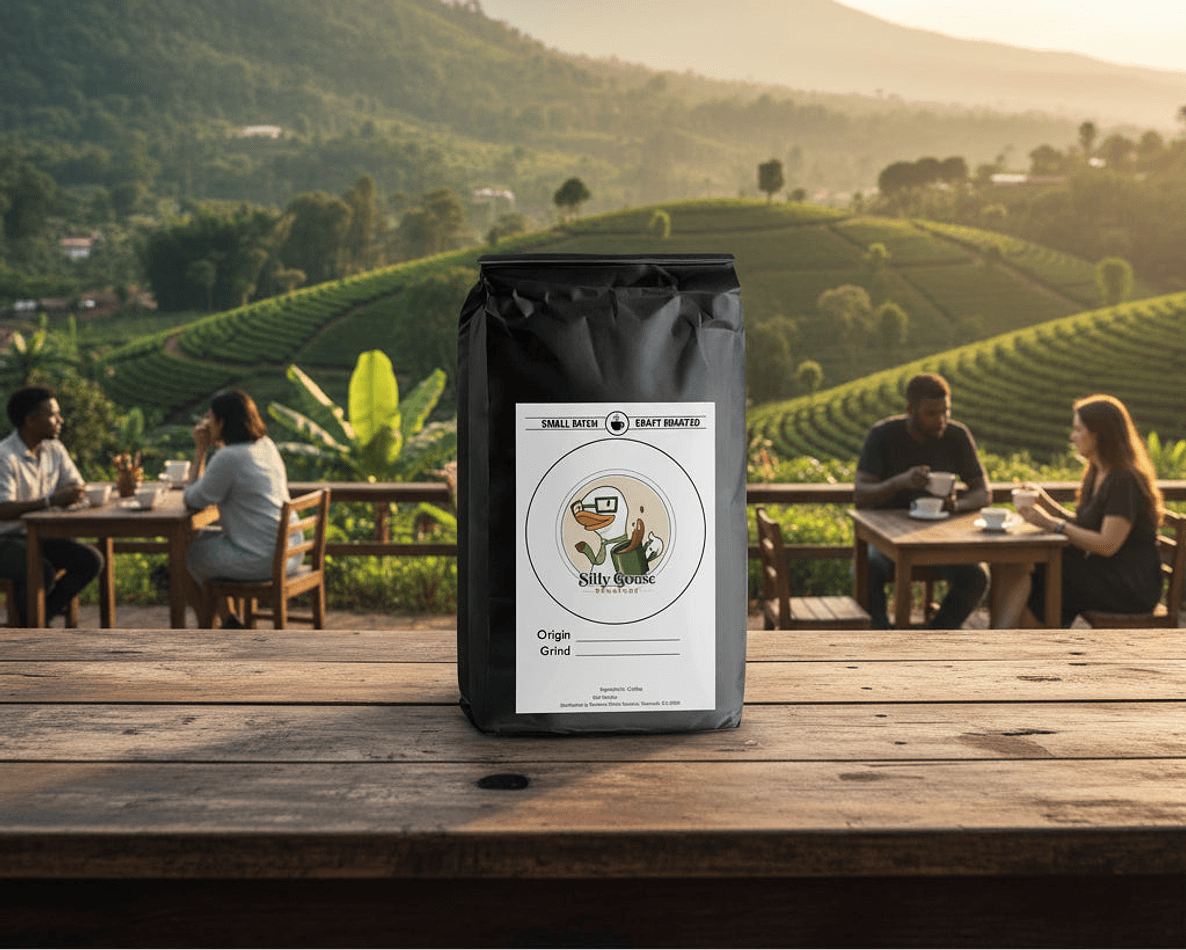 Tanzania Single Origin Coffee Beans, Bourbon & Kent, Floral Jasmine Notes, Medium-Light Roast,  12 oz Bag. ***LET US KNOW IF YOU PREFER WHOLE BEAN OR STANDARD GRIND***