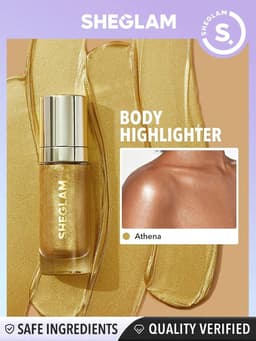 SHEGLAM Sunkissed Body Highlighter Eros Liquid Highlighter Liquid Shimmer Long Wear Brightening Glow Body Highlighter-11