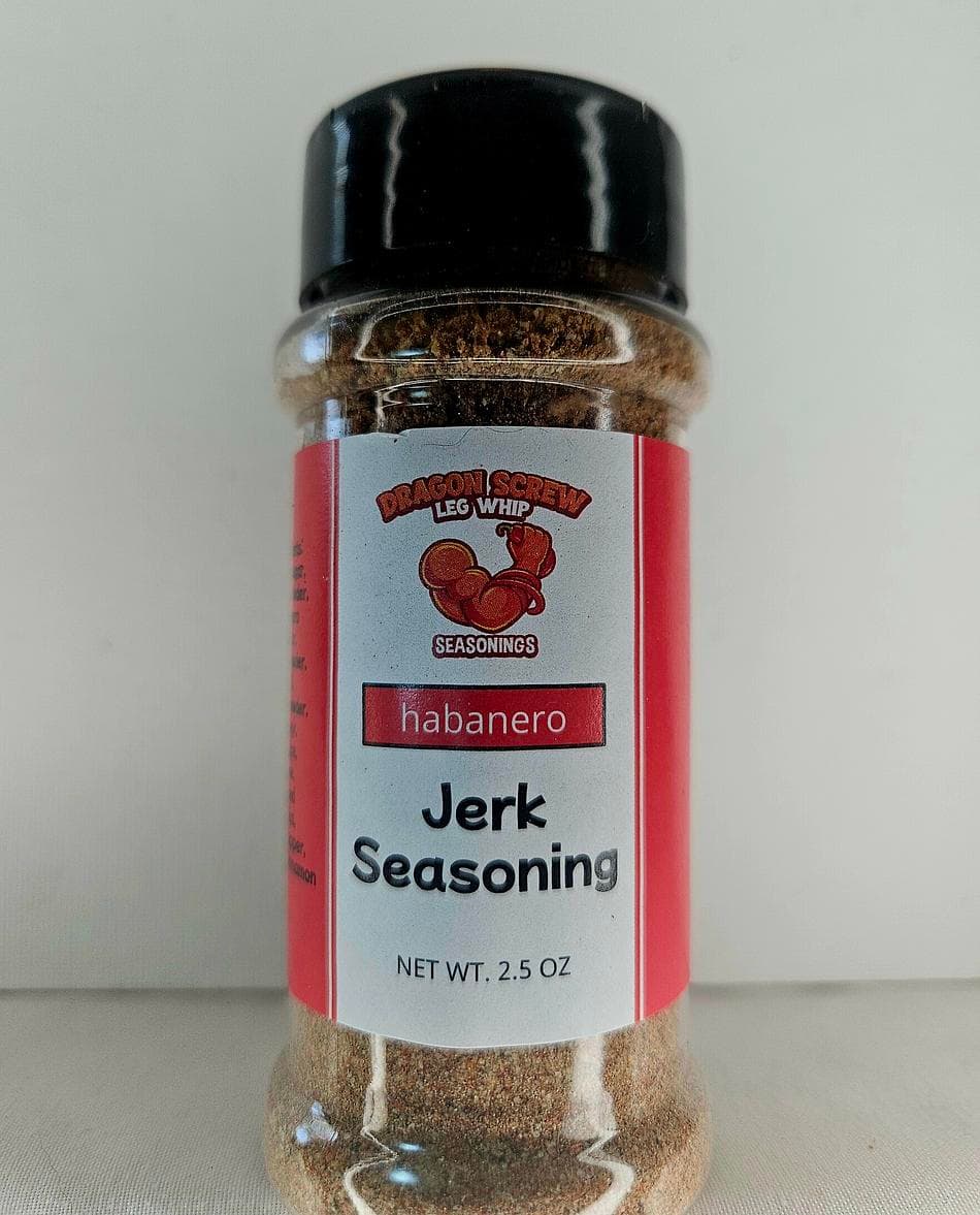 Habanero Jamaican Jerk Seasoning, 2.5 ounce shaker