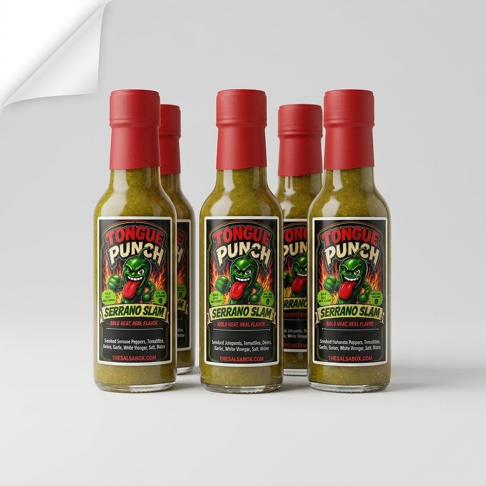 Hot Sauce Gift Set Sampler, Mixed Chili Peppers, Mild to Extreme Heat, 3oz Bottles (3, 8 or 19 Pack)