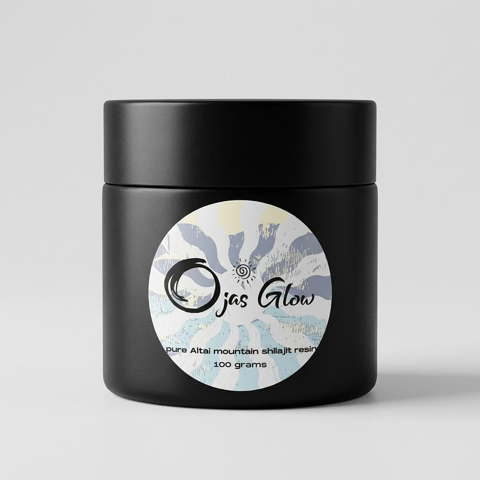 Shilajit Resin, Altai Mountain, Fulvic & Humic Acid, Daily Energy & Vitality, 100g Jar