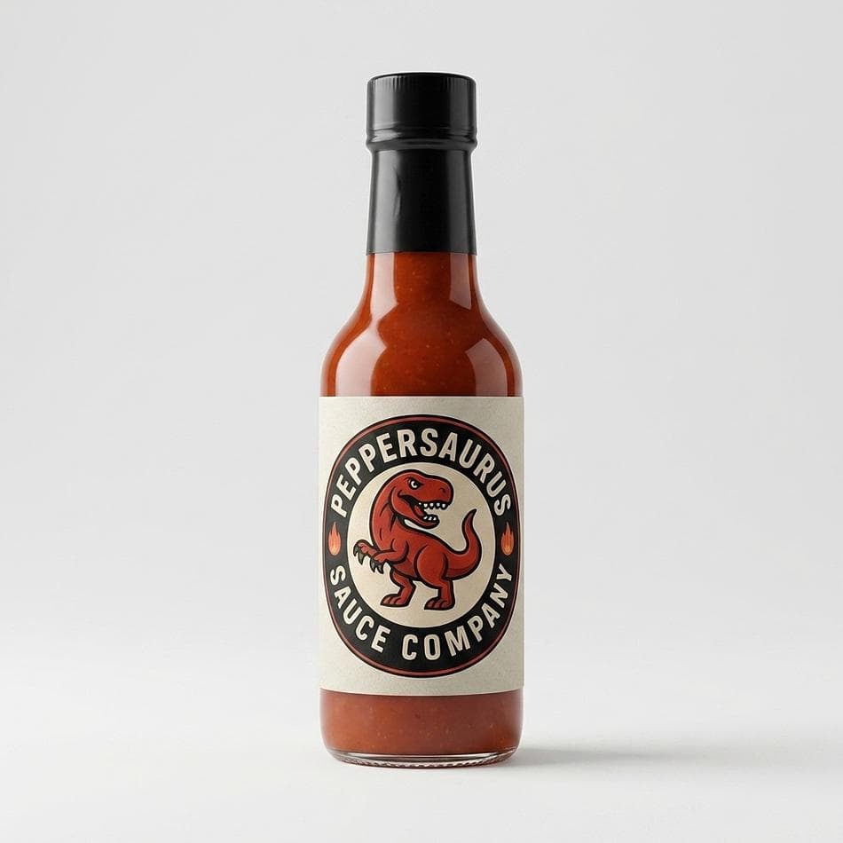 Trifecta hot sauce, 3-Pepper Blend, Bold Savory Heat, Heat Index 4.5/5, 1 Bottle