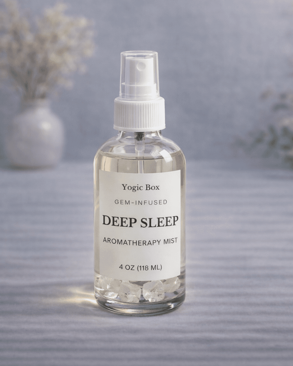 Gem Infused Deep Sleep Aromatherapy Mist | Linen Spray 4 oz