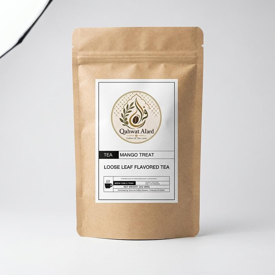 Mango Loose Leaf Tea, Fruity Blend, Naturally Sweet Smooth Cup, Hot or Iced, 3 oz Bag