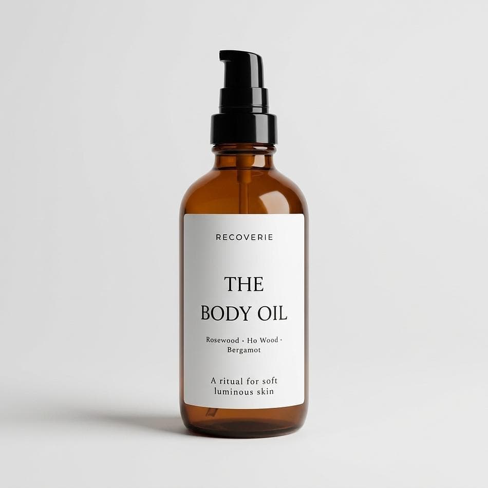 Fast-Absorbing Body Oil, Meadowfoam & Jojoba + Calendula, Deep Hydration, Rosewood/Ho Wood/Bergamot Scent