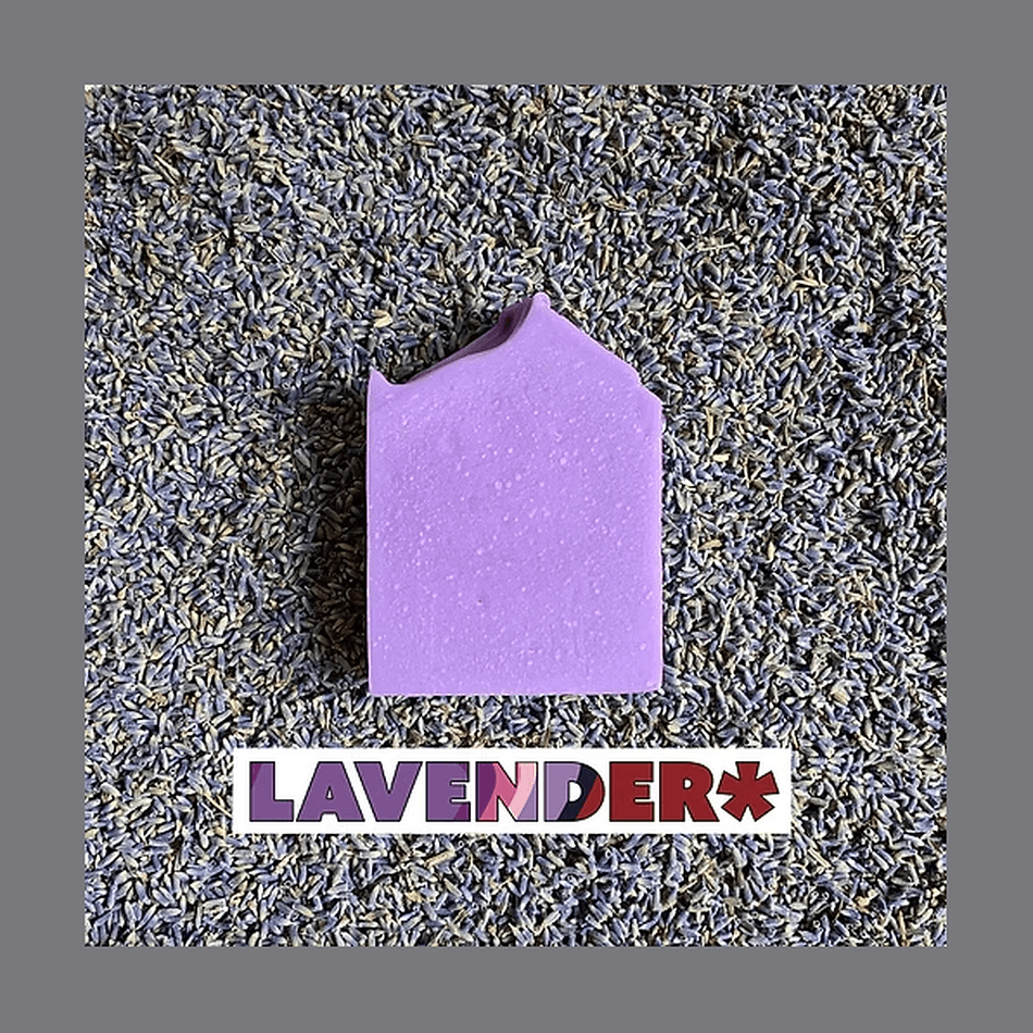 Lavender Bar Soap, Lavender Essential Oil, Calming Aromatherapy, Super-Fatted Moisturizing Body Soap, 1 Bar
