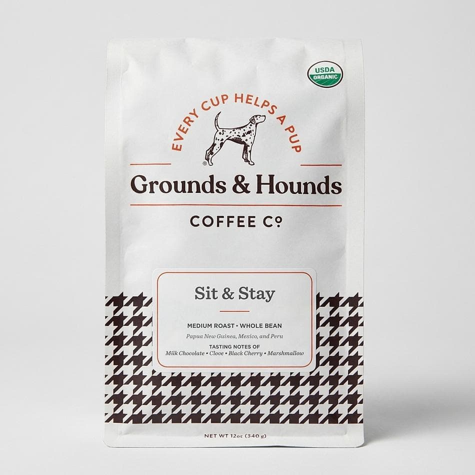 Organic Arabica Coffee Blend, PNG Mexico Peru, Medium-Dark Roast, Chocolate & Clove Notes, Whole Bean 12 oz Bag